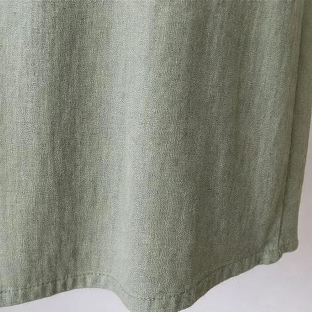 Charcoal Button Blouse
